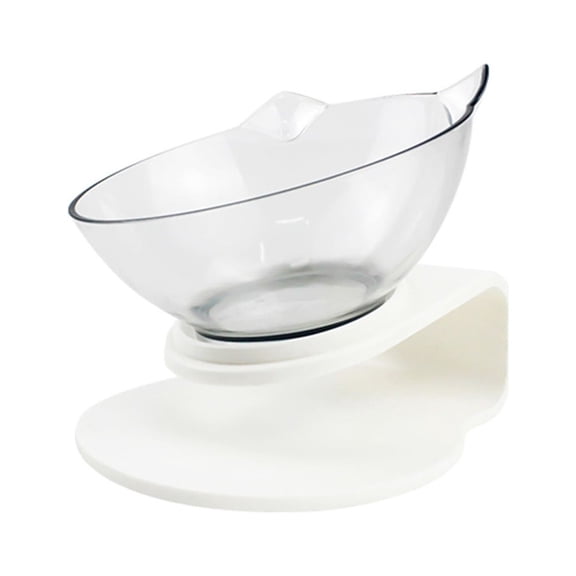 Qholemyo 15 Degree Tilt Pet Bowl Pet Food Bowl Slow Feed Feeding Bowl Neck Spine Support For Dogs And Cats
