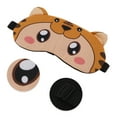 thumbnail image 3 of Unique Bargains Soft Cartoon Eyes Sleep Mask in Orange Color for Comfortable Sleep, 3 of 6