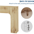 thumbnail image 3 of Farmhouse Wood Entryway Table,Narrow Console Tables Behind The Couch Sofa,Entrance Side Table for Hallway, Living Room,Foyer,Rustic, 3 of 8