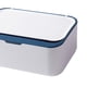thumbnail image 5 of Porta pañuelos, dispensador de pañuelos, caja organizadora con sello de color, contenedor para toallas húmedas azul blanco, 5 of 9