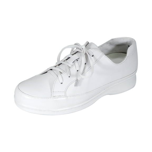 24 HOUR COMFORT Sasha Wide Width Professional Sleek Shoe WHITE 6