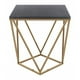 thumbnail image 2 of Mesa Lateral Kessa Muebles Verona Negro Oro, 2 of 5