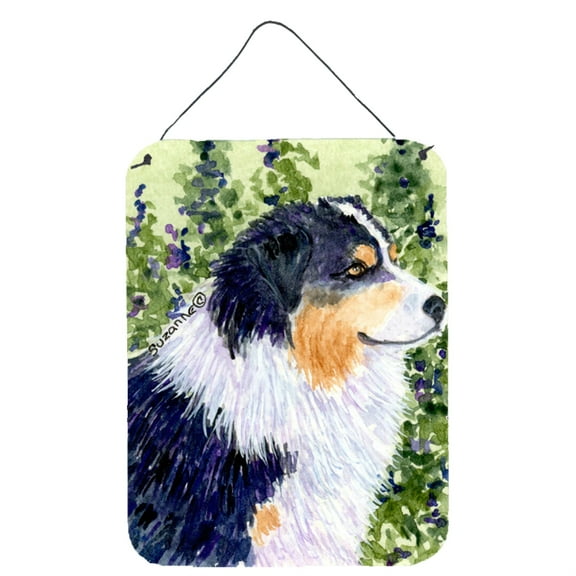 Australian Shepherd Aluminium Metal Wall or Door Hanging Prints