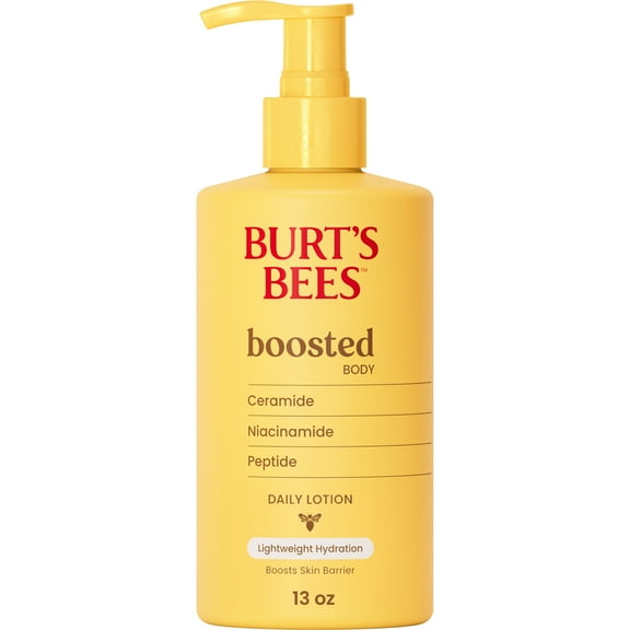Burt's Bees Boosted Body Lotion, Tropical Scent, 13 oz. Bottle
