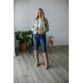 thumbnail image 3 of Gemma Risen Denim Jacket - Olive, 3 of 6