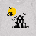 thumbnail image 4 of Inktastic Halloween Haunted House Witch and Bats Boys or Girls Baby T-Shirt, 4 of 5