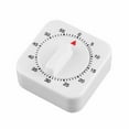 thumbnail image 1 of Wind Up Mechanical Kitchen Timer 60 Minutes Stopwatch Visual Countdown Timer Cooking Portable Loud Digital Temperature Gauge for Grill Toddler Teeth Brushing Timer Kitchen Timer Loud Light tooth Temp, 1 of 2