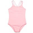 thumbnail image 3 of Miutii Kids Girls Team Basic Camisole Ballet Dance Gymnastic Leotard Criss Cross Back Bodysuit Pink XL, 3 of 7