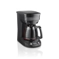 thumbnail image 1 of Hamilton Beach Programmable Coffee Maker, 12 Cup, Black Stainless Steel Accents, # 46293, 1 of 8
