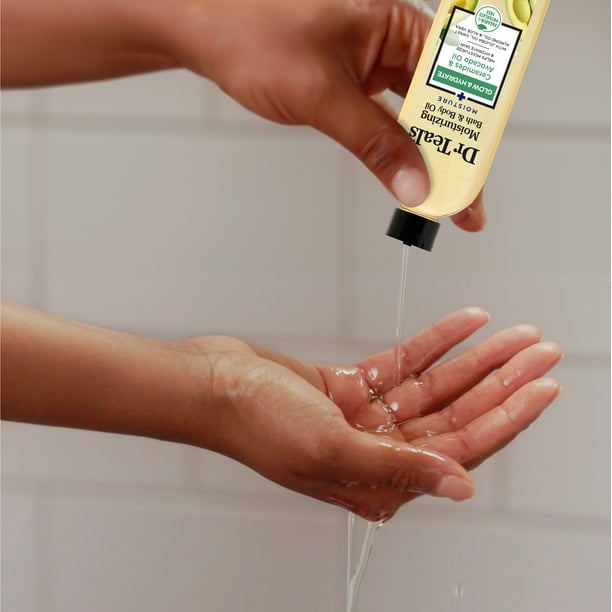Dr Teal's Moisturizing Bath & Body Oil, Glow & Hydrate with