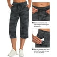 thumbnail image 6 of Casual Women Loose Joggers Wide Leg Crop Drawstring Yoga Sweatpants, 6 of 6
