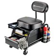 thumbnail image 3 of Powerbuilt Pro Detailer & Mechanics Siège de Garage Rembourré avec Rangement, 3 of 5