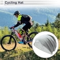 thumbnail image 2 of Gorra de ciclismo absorbe sudor, forro de casco transpirable de algodón spandex gris claro 27x26cm/10.63"x10.24" 1 Pcs, 2 of 6