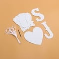 thumbnail image 3 of KAKOWELY Banderines decorativos de papel con forma de corazón para recién casados de 3M, guirnalda colgante, suministros para fiestas de bodas, 3 of 4