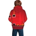 thumbnail image 6 of Lsque Geometry Dash Patten Youth Hoodie Sweatshirt Pullover with Kangaroo Pocket Boys and Girls Hoodie Warm Hoodie for Kids, 6 of 8