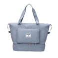 thumbnail image 1 of Bolsa de viaje, bolsa de fin de semana, bolsa deportiva resistente al desgarro para ropa Azul, 1 of 9
