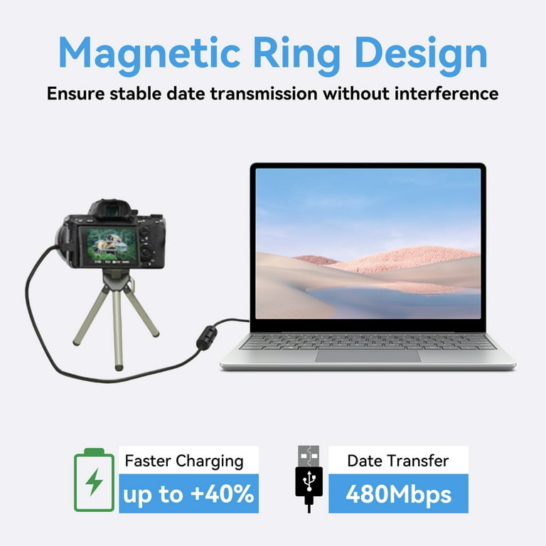 Panasonic Lumix Dmc-sz3 Charging Cable PwrON USB Charger Cable For Panasonic Lumix DMC-SZ3 / ZS40 Cameras – Sync & Charge, 3.3ft DMC-ZS40 Charging Cable - Foto 8