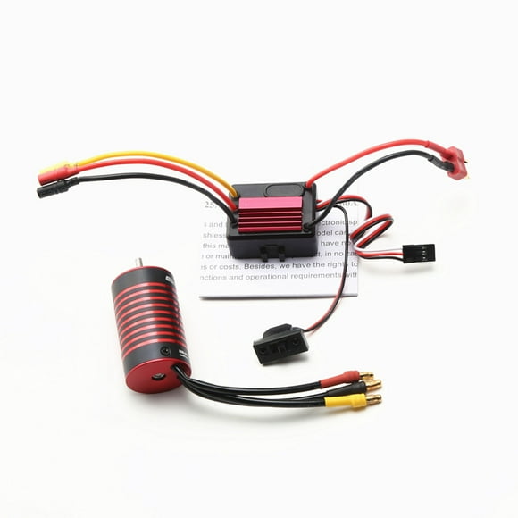 GTSKYTENRC Moteur Sans Balais Étanche 2845 5900KV & 35A Remplacement ESC Sans Balais pour F19A 1/10