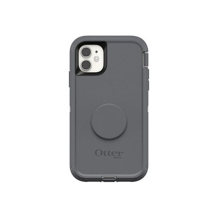OtterBox - Otter + Pop Defender Series Case for Apple® iPhone® 11 - Howler Gray
