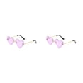 thumbnail image 4 of Qarigey Gafas de sol en forma de corazón para mujer, senderismo, Camping, viaje, disfraz, Cosplay, gafas de protección solar, gafas Type5 NO5, 4 of 6
