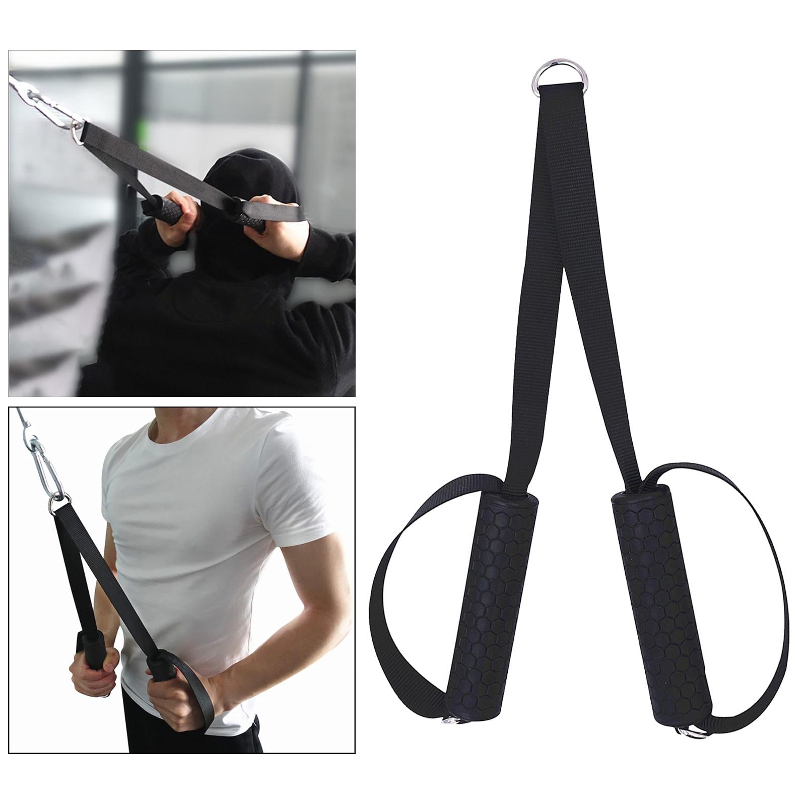 HXD-ERGO Bicep Rope With Ergonomic Grip - Cable Machine Attachment For Bicep Curls & Upper Body Training - View #2
