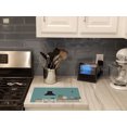 thumbnail image 2 of Carolines Treasures CK7710LCB Black Pug Kitchen Scene Glass Cutting Board - Large, 2 of 3