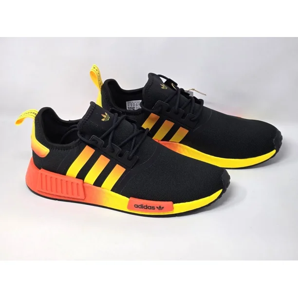 Ad-id-as NMD_R1 Sunset Black Red Yellow Orange Men's Multi Size Boost Shoes FZ5877