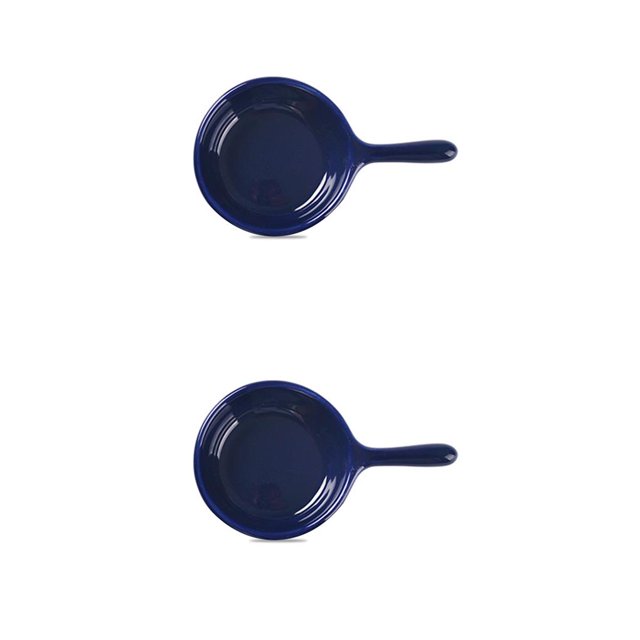 Matsuzay de inmersión con asa Cerámica Salsa de soja Ajo Merienda de condimento Servir Cocina Vajilla Artículos para el hogar Azul oscuro Type1 NO1