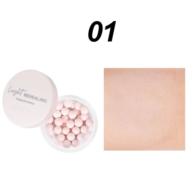 BKER Oil Control Beads Setting Powder 5 Colours Beads Of Powder Tone Roller Loose Setting Powder Beads Finish Powder