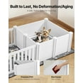 thumbnail image 3 of VEVOR Puppy Dog Whelping Pen Box Adjustable Door Height for Medium Dogs 73x38x19.7 in, 3 of 9