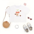 thumbnail image 6 of NIPAXO Girls Graphic T-Shirt Cute Cherry Bear Short Sleeve Crewneck Cotton Tee, Casual Summer Top for Girls 4-5Y (White, 6 of 9