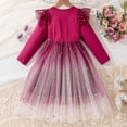 thumbnail image 6 of Vividxx Dress For Girls Party Dress Fashion Starry Puff Sleeve Gown For Little Girls Formal Occasion 3-4 Years, 6 of 9