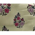thumbnail image 4 of oneOone Georgette Viscose Fabric Leaves & Floral Block Print Sewing Fabric BTY 42 Inch Wide, 4 of 5
