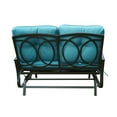 thumbnail image 4 of Kozyard Cozy Outdoor Patio Rocking Love Seats Glider Swing Bench/Rocker ( Blue ), 4 of 7