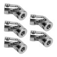 thumbnail image 4 of Universal Joint Coupler, 45 Steel Standard Size 5PCS Shaft Coupling  For RC Model Cars Ships, 4 of 8