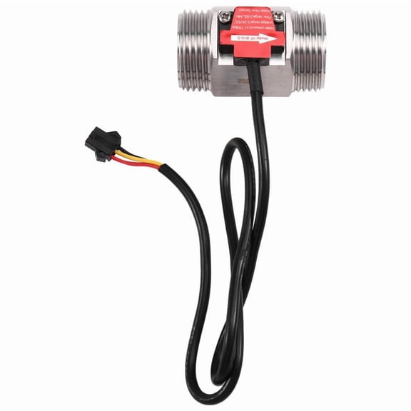 GYTB-YF-B10-S 1Inch Hall Effect Flow Meter Water Flow Sensor Liquid Flow Meter Industrial Fluid Flow Rate Sensor For Plumbing ,Durable Brass Construction