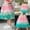 hwj# Blue155, variant on Huowey Kids Girls Dance Skirt Long Length Tiered Gradient Patchwork Ruffles Party Ballet Tutu Skirts Stylish Dailywear,Blue,5-6 Years