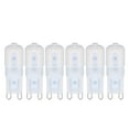thumbnail image 1 of 6 bombillas LED G9 regulables de 3 W, ahorro de energía, luz de 360 grados para lámparas de techo y colgantes, blanco natural, 110-140 V., 1 of 14