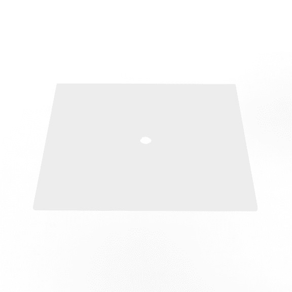 24" Morden Solid Surface Minimalist Thin Vanity Countertop - White