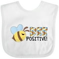 thumbnail image 3 of Inktastic Bee Positive Cute Bee Boys or Girls Baby Bib, 3 of 4