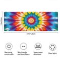 thumbnail image 3 of Colorful Rainbow Tie Dye Spiral Pattern Bathroom Rugs Mat,Non Slip Microfiber Bathroom Rug,Rubber Backing,Soft Bathroom Mats for Bathroom Floor,Tub and Shower,47x17in(120x43cm), 3 of 5