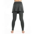 thumbnail image 6 of NOLDARES Women's Sports Skirted Leggings Yoga Skirts Tights Athletic Tennis Skorts Gym Active Running Bottoms(Grey,M), 6 of 6