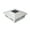 White, variant on 6 x 6 in. Aluminum Oxford Solar Post Cap, Black