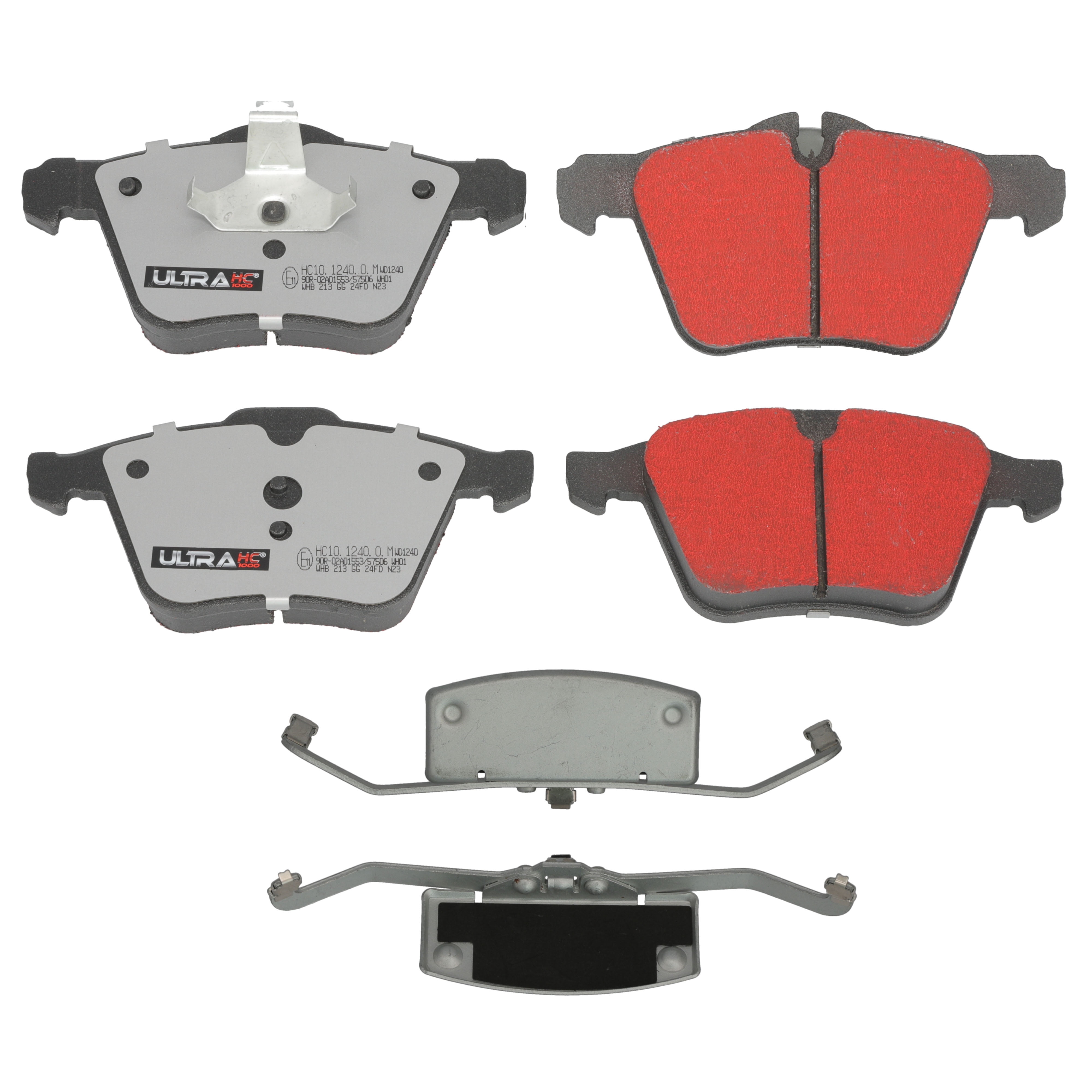 Ultra HC 1000 Brake Pad Set, Front HC10.1240.0.M, Jaguar S-Type 2008-2006