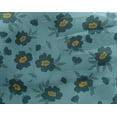 thumbnail image 5 of oneOone Tissu Georgette Viscose Bleu Ciel Feuilles & Trèfle Matériel de Robe Tissu Imprimé Tissu au Mètre 42 Pouces de Large, 5 of 5