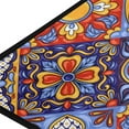 thumbnail image 2 of Coolnut Mexican Talavera Ceramic Tile Pattern Kitchen Rugs 39"X20",Polyester Non Slip Cushioned Mats Antifatigue Comfort Floor Mat for Kitchen Washroom Bedroom, 2 of 7