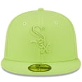 thumbnail image 2 of Men's New Era Neon Green Chicago White Sox 2023 Spring Color Basic 59FIFTY Fitted Hat, 2 of 6