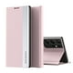 thumbnail image 2 of Pink Electroplating Bracket Mobile Phone Case Flip Type Fourth Generation Magnetic Side Window Leather Case, Phone Case For Samsung Galaxy S22/S21, Galaxy A71 4G, Galaxy S22 Plus, Galaxy A53 5G, 2 of 4