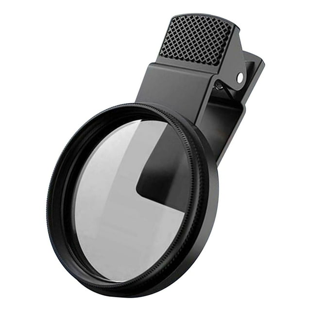 fheaev Filtre d'Objectif Polariseur de Photographie Mobile 52mm avec Pince Polariseur CPL Filtre HD Réfléchissant Anti-