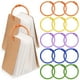 thumbnail image 1 of 50 Uds anillos de hojas sueltas llaveros anillos de carpeta de colores anillos de encuadernación para planificadores anillos de carpeta para cuaderno pequeños anillos de Metal, 1 of 6